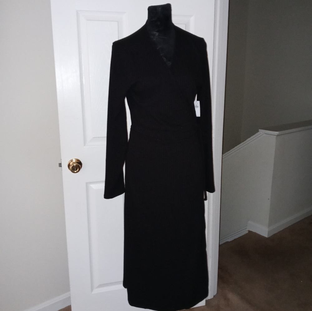 Black Wrap Dress
